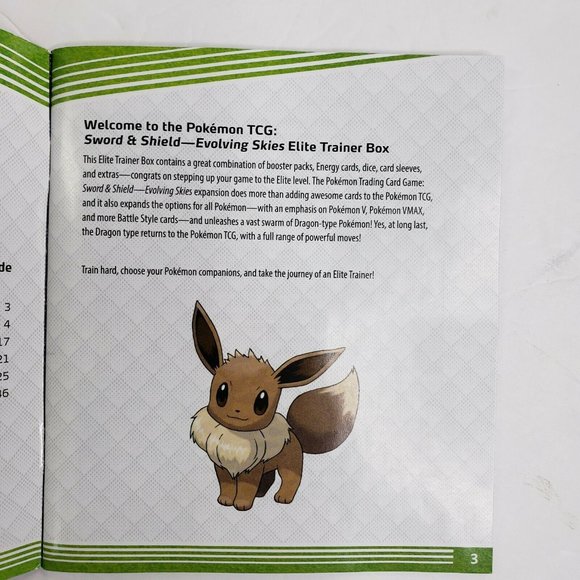 Pokemon Sword and Shield Evolving Skies Elite Trainer  Player Guide Only EUC - Picture 3 of 5